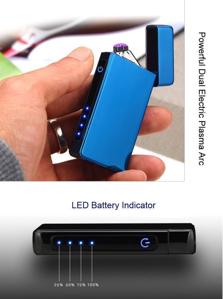 USB elektronski vžigalnik - Dark Knight Blue