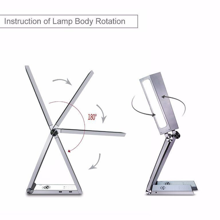 Triangle namizna svetilka - bela