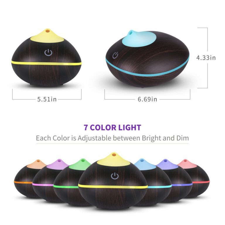 Aromaterapevtski difuzor Aurora - temen les