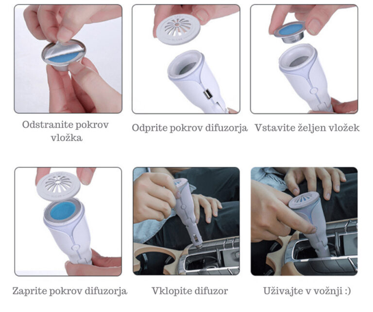 USB difuzor za avto AROMA - PIRO spletna trgovina