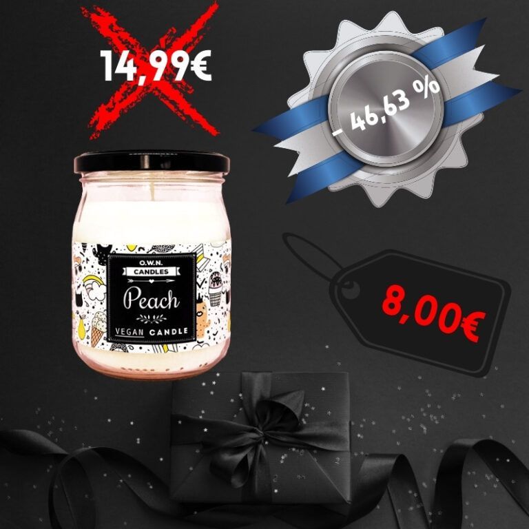 Dišeča sveča - breskev