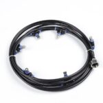 Komplet Nizkotlačnega meglilnega sistema Simple I s pršilnimi šobami in cevjo.