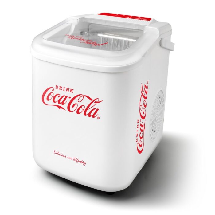 Ledomat Coca Cola SEB-28CC BEL Ledomat Coca Cola SEB-28CC BEL z odstranljivo košarico in LED zaslonom