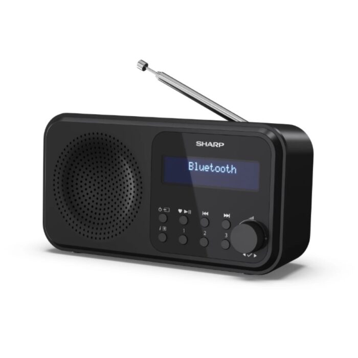 Prenosni digitalni radio Tokyo – Midnight Black - Sharp DR-P420 BK Sharp DR-P420 BK prenosni DAB+/FM radio v črni barvi
