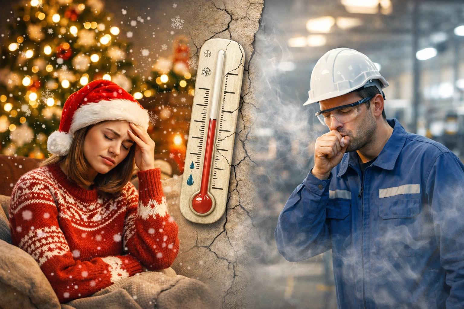 Suh zrak pozimi in med prazniki