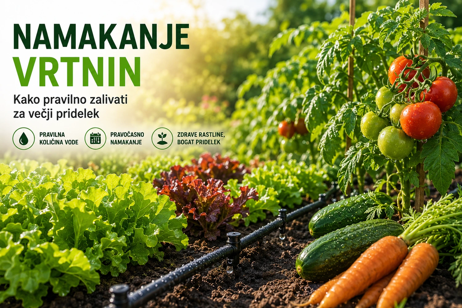 namakanje vrtnin